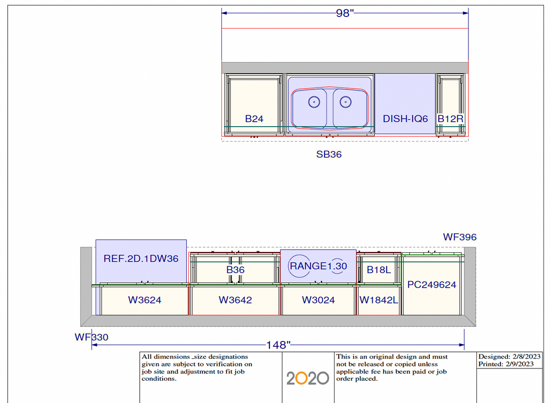 What do we need to begin your cabinet design?