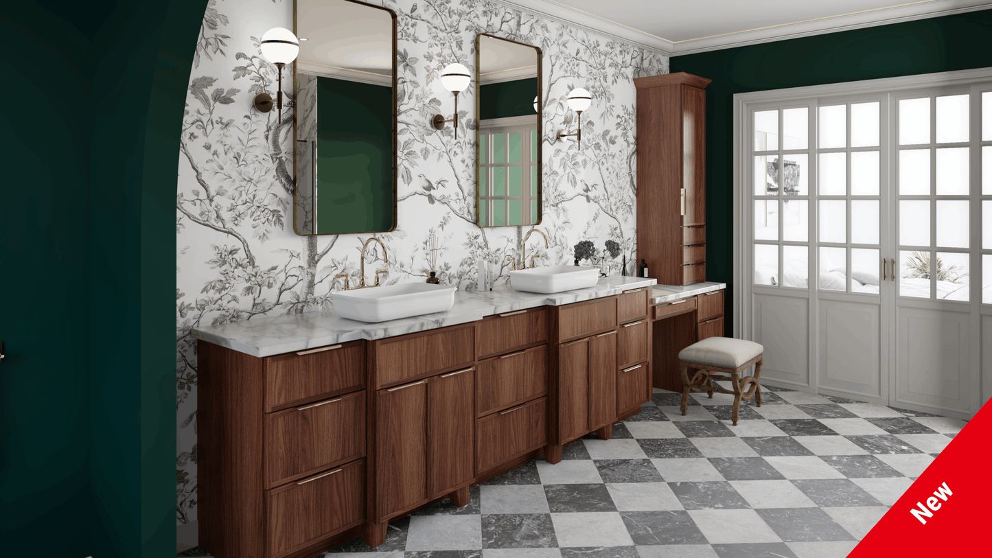 1/4 Chip - Oslo Walnut